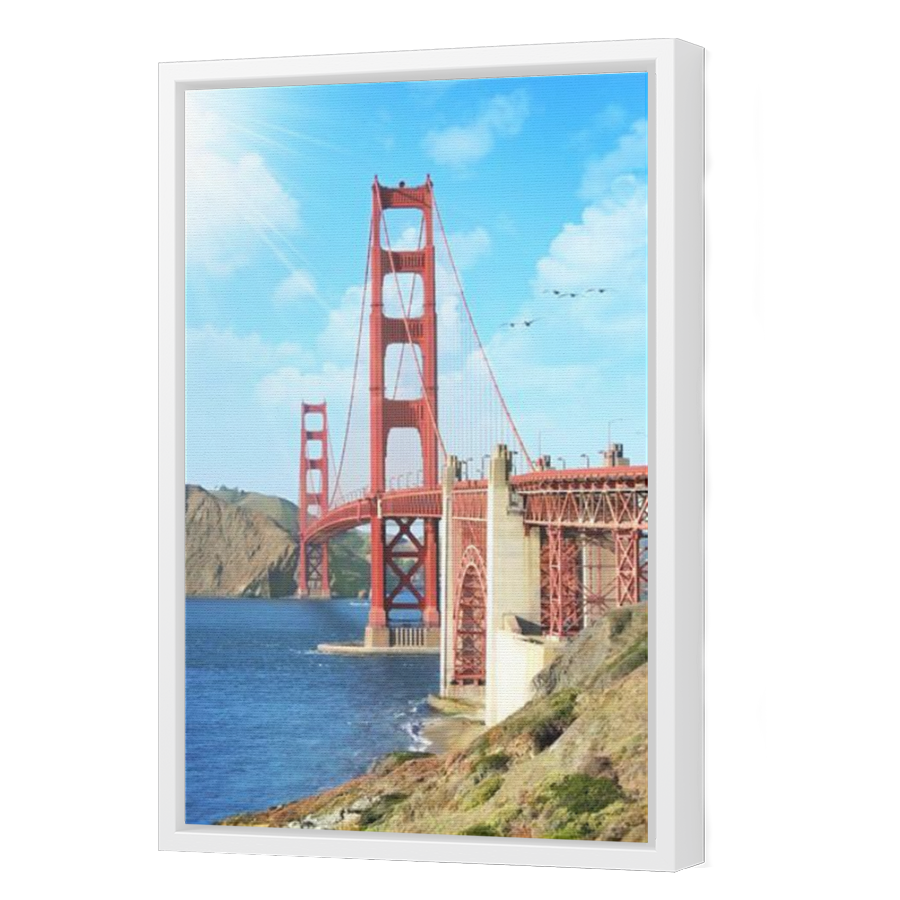 Thumbnail for Canvas - White Floating Frame
