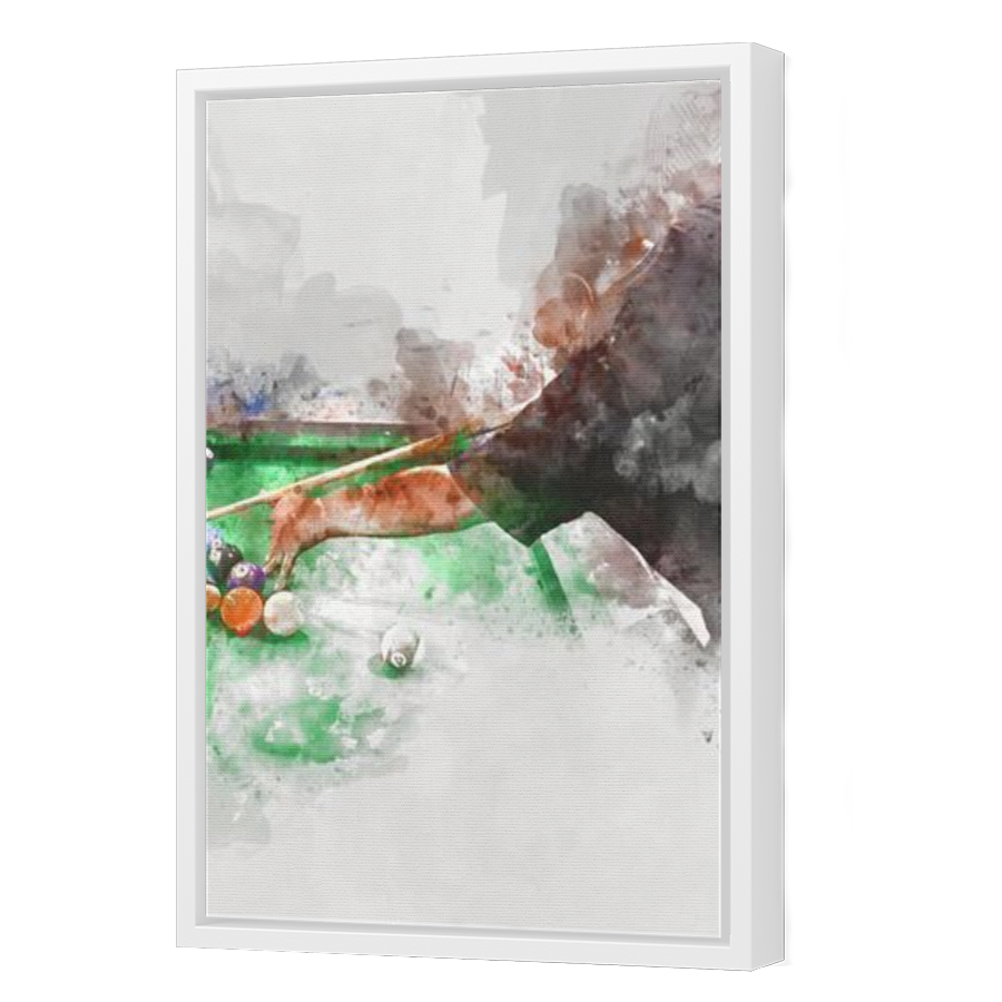 Thumbnail for Canvas - White Floating Frame