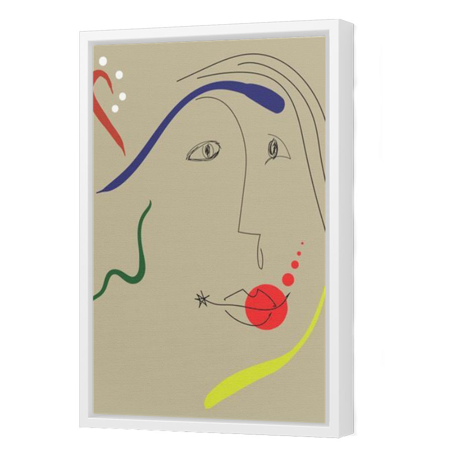 Thumbnail for Canvas - White Floating Frame