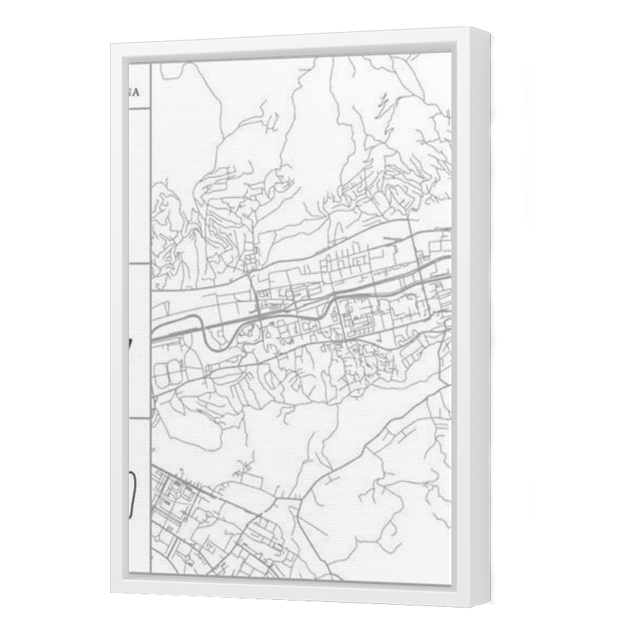 Thumbnail for Canvas - White Floating Frame