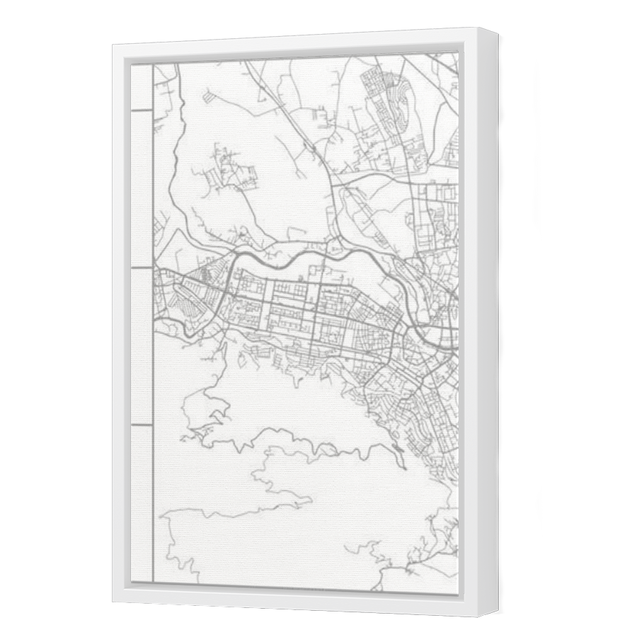 Thumbnail for Canvas - White Floating Frame