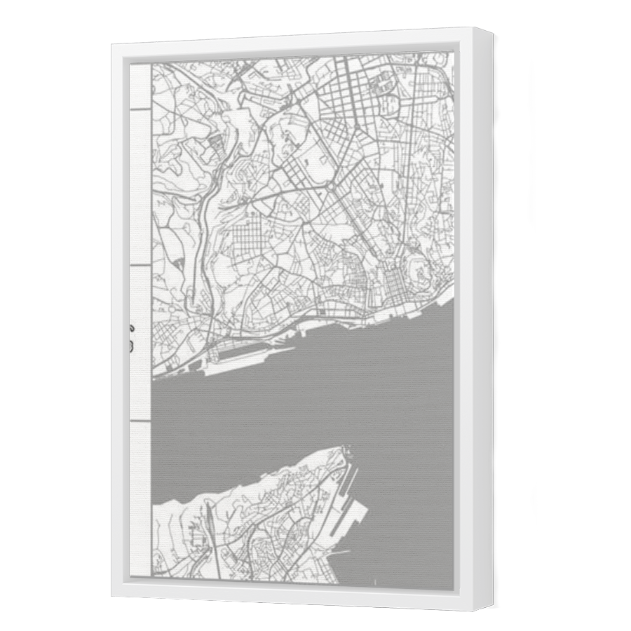 Thumbnail for Canvas - White Floating Frame