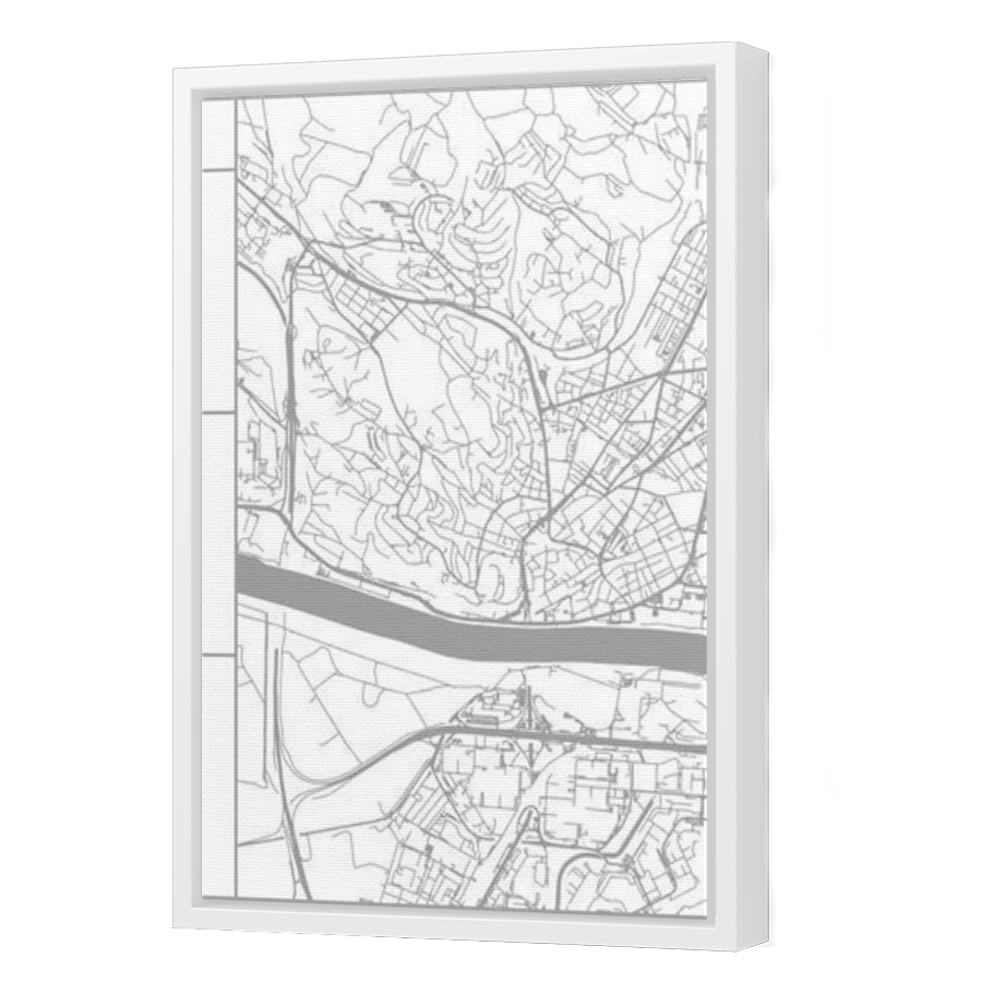 Thumbnail for Canvas - White Floating Frame