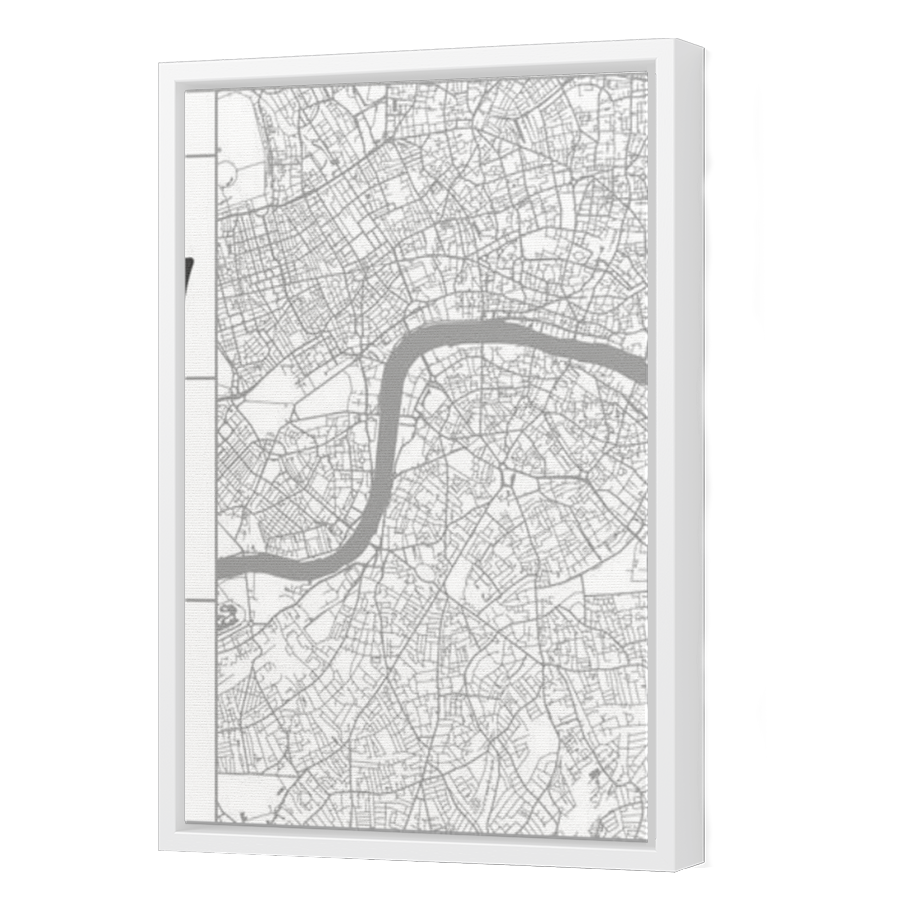Thumbnail for Canvas - White Floating Frame