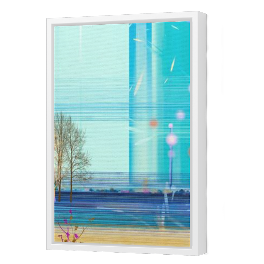 Thumbnail for Canvas - White Floating Frame