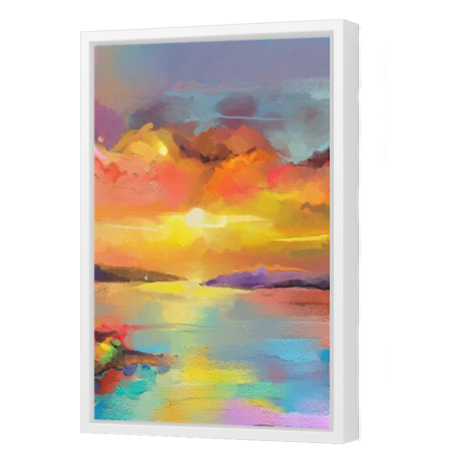 Thumbnail for Canvas - White Floating Frame