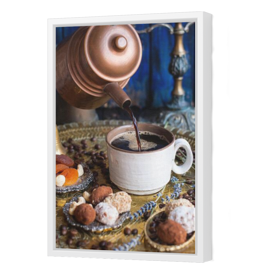 Thumbnail for Canvas - White Floating Frame