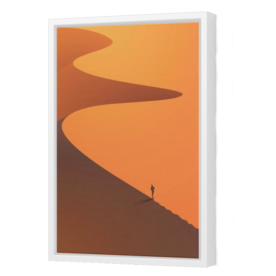 Thumbnail for Canvas - White Floating Frame