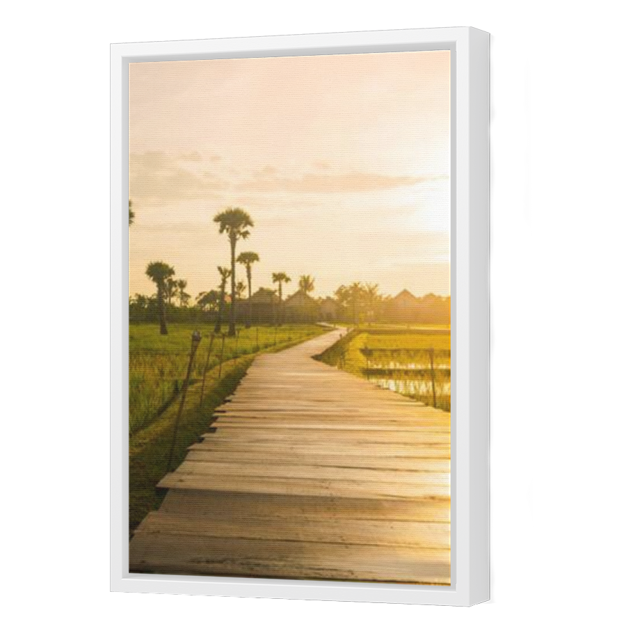 Thumbnail for Canvas - White Floating Frame
