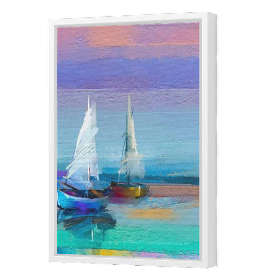 Thumbnail for Canvas - White Floating Frame