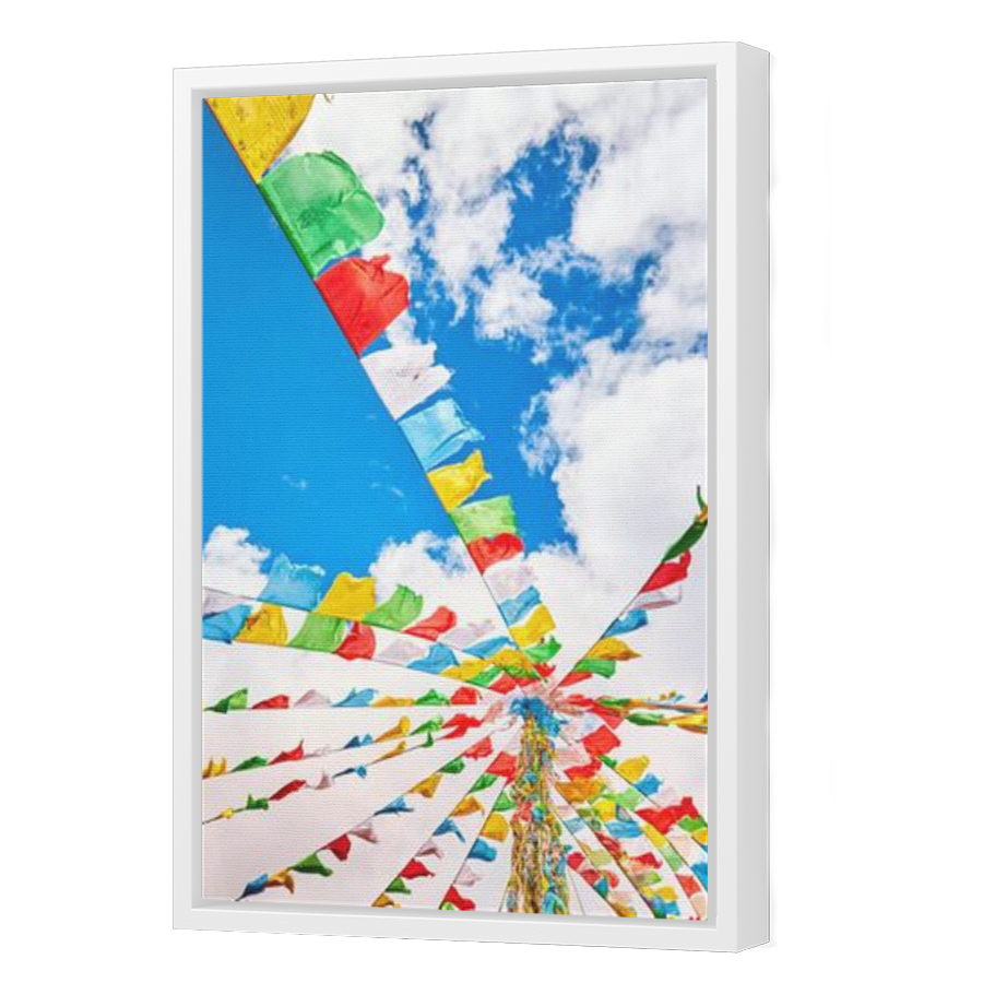 Thumbnail for Canvas - White Floating Frame