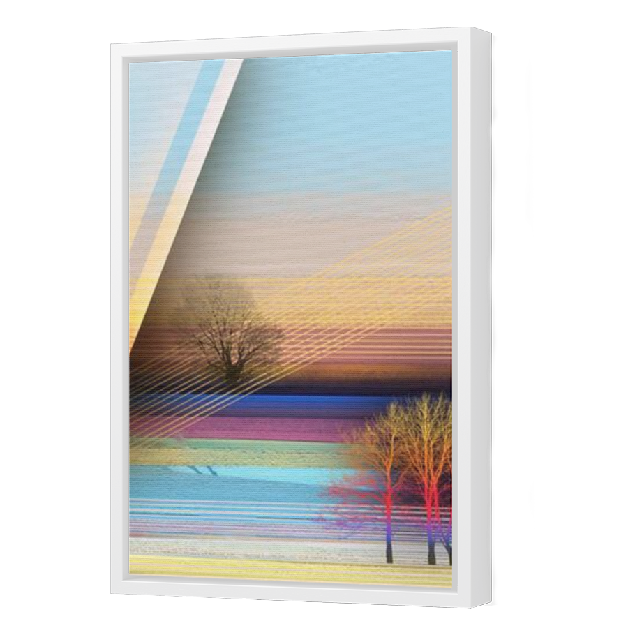 Thumbnail for Canvas - White Floating Frame