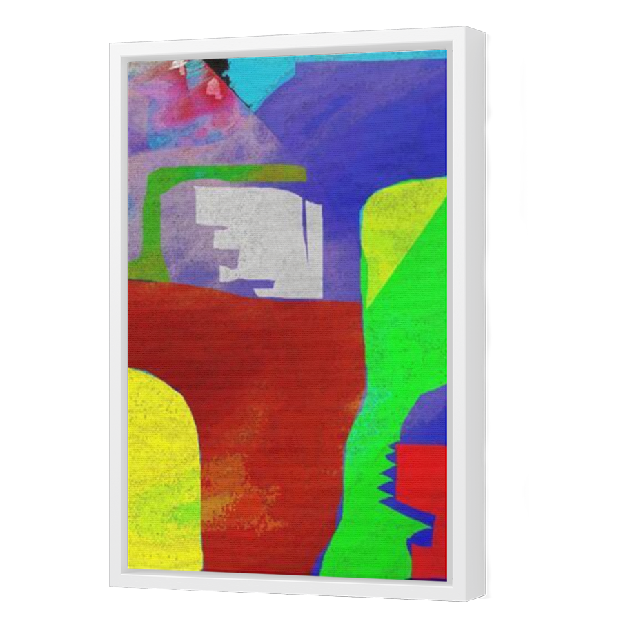 Thumbnail for Canvas - White Floating Frame
