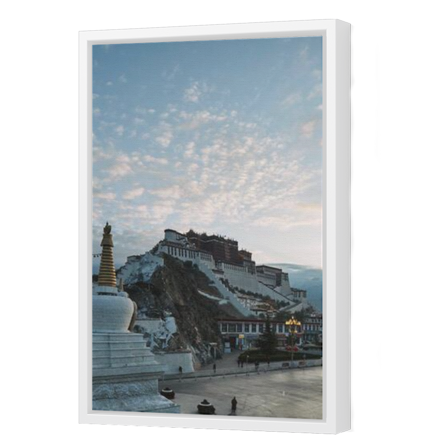 Thumbnail for Canvas - White Floating Frame