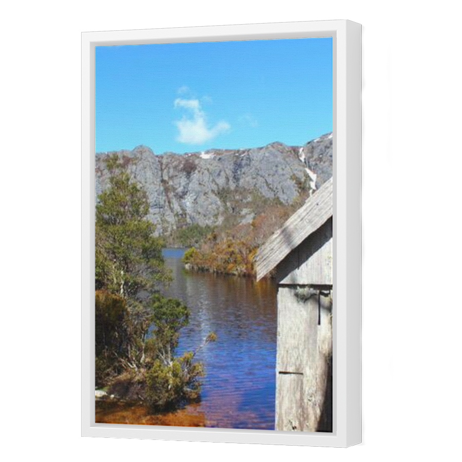 Thumbnail for Canvas - White Floating Frame