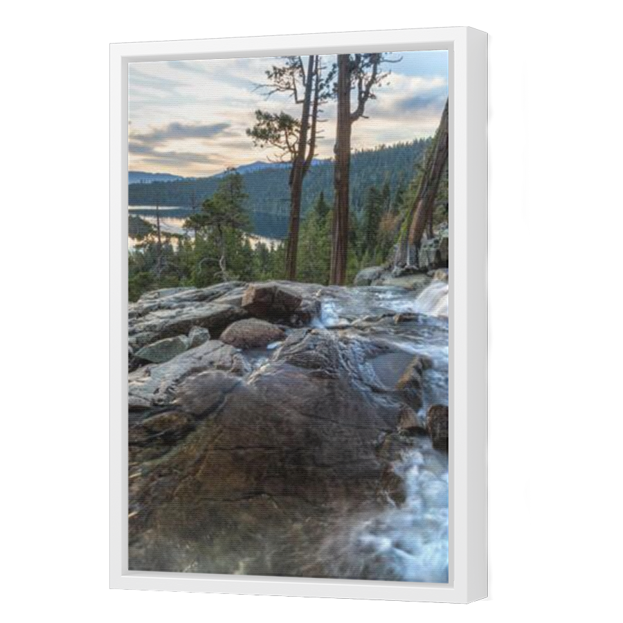 Thumbnail for Canvas - White Floating Frame