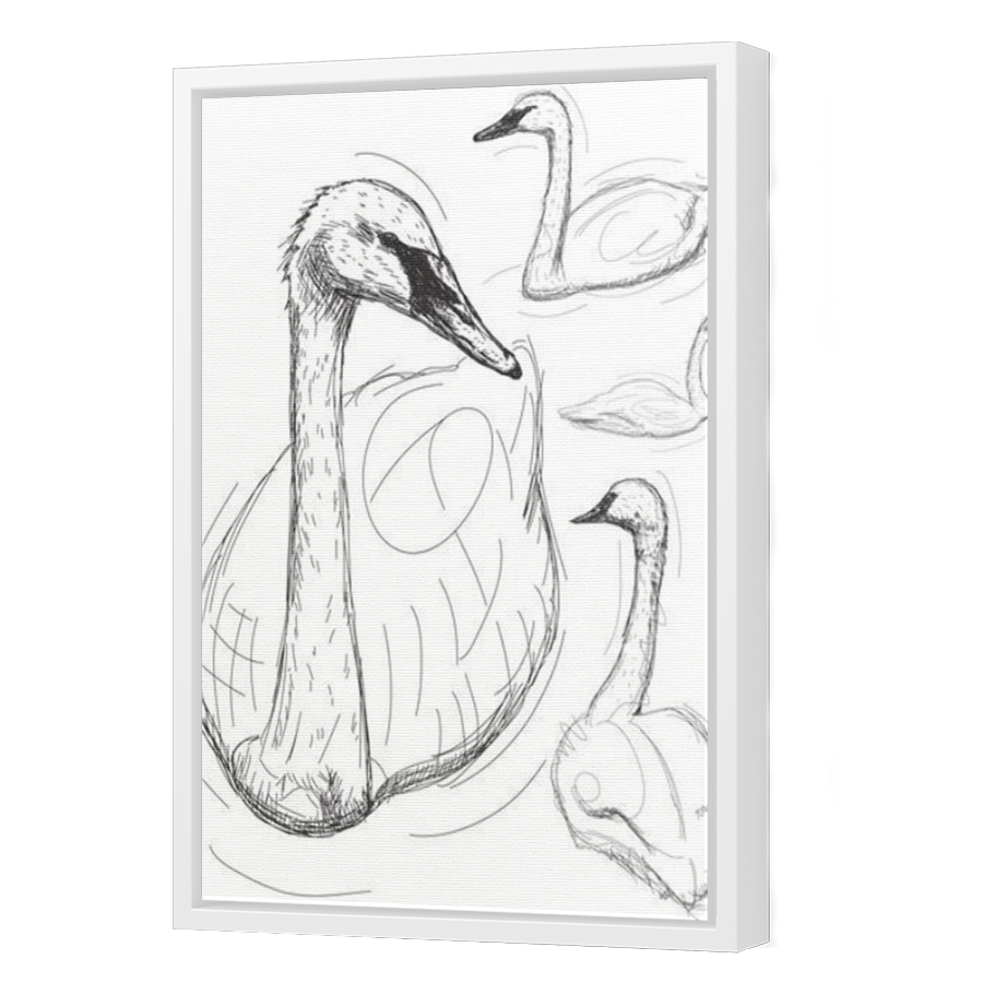 Thumbnail for Canvas - White Floating Frame