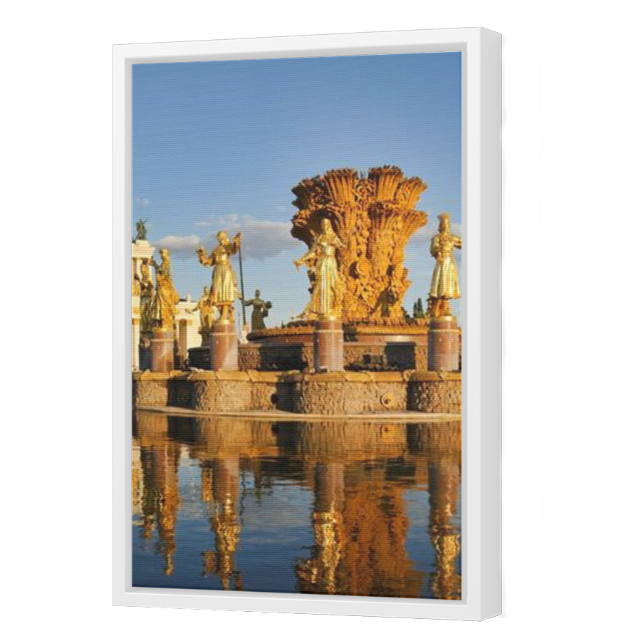 Thumbnail for Canvas - White Floating Frame