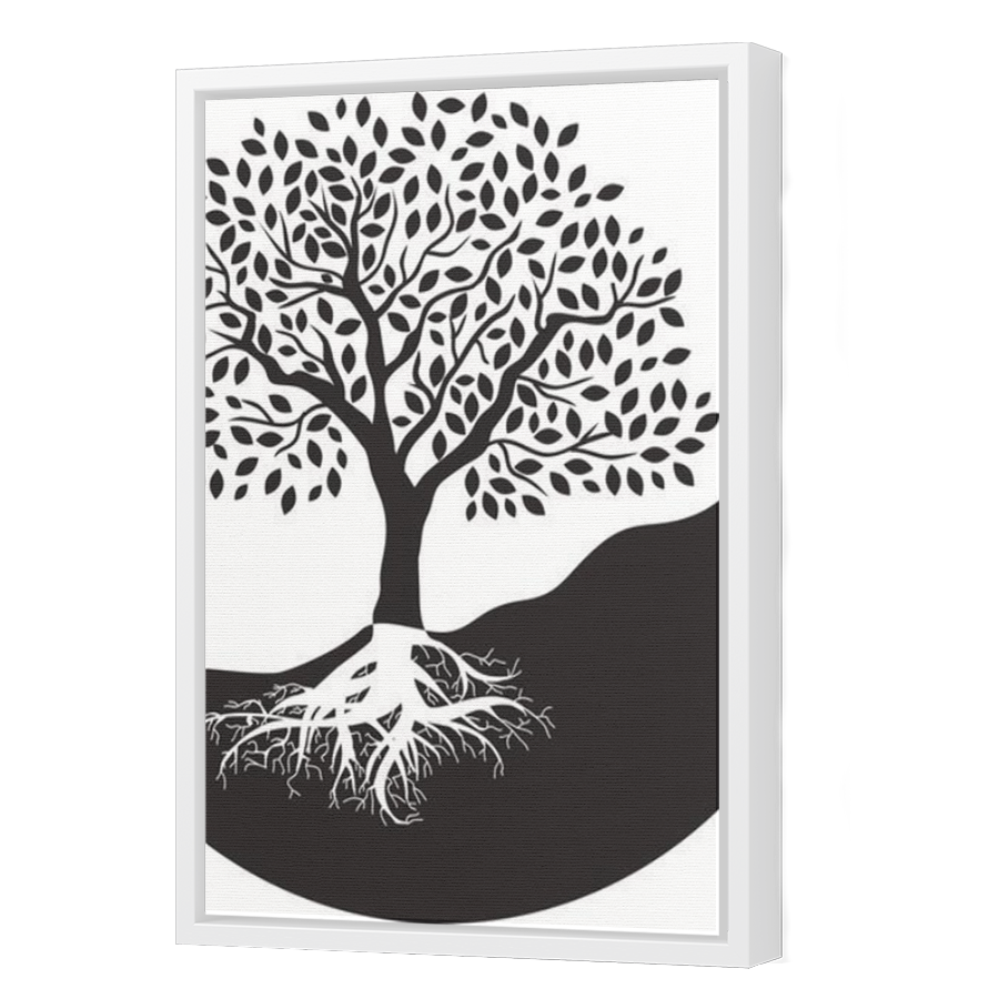 Thumbnail for Canvas - White Floating Frame