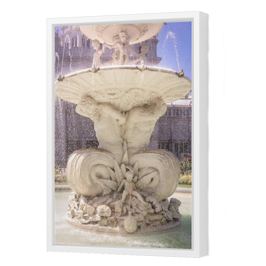 Thumbnail for Canvas - White Floating Frame
