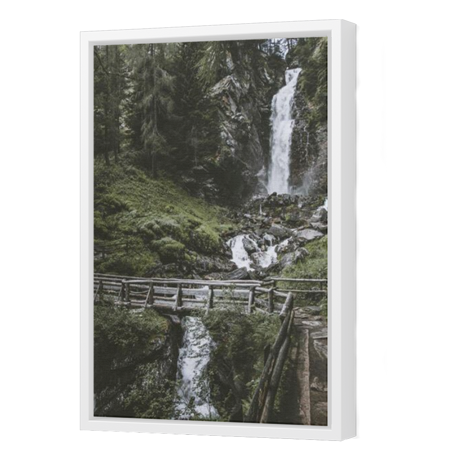 Thumbnail for Canvas - White Floating Frame