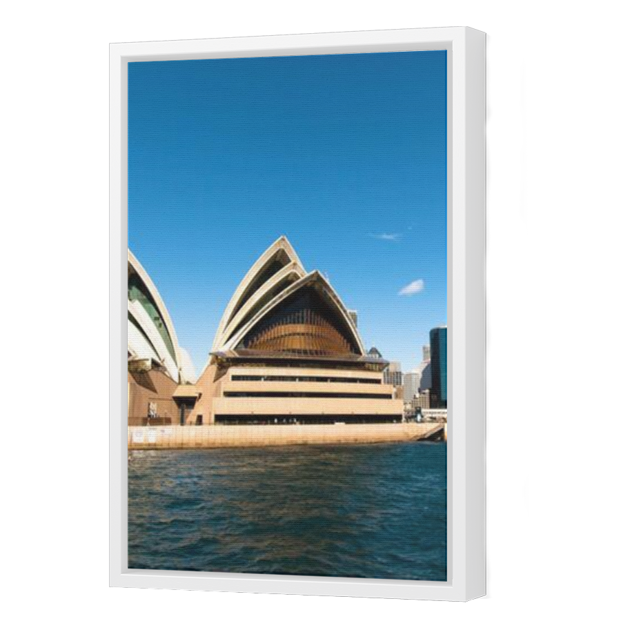 Thumbnail for Canvas - White Floating Frame