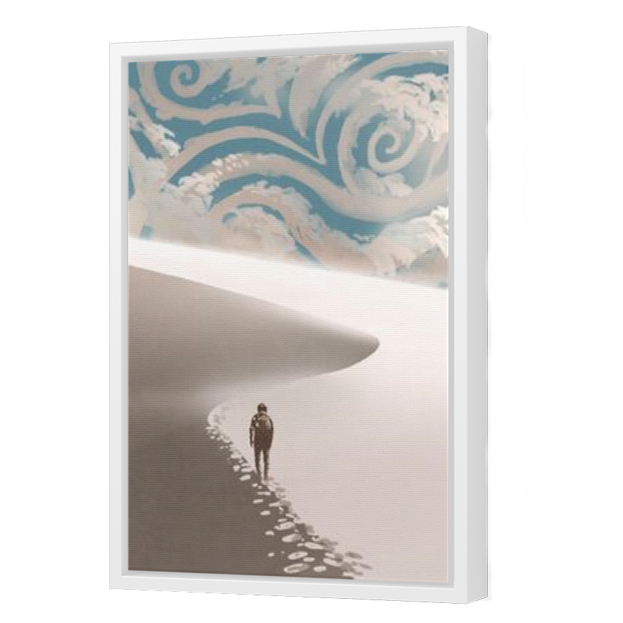 Thumbnail for Canvas - White Floating Frame