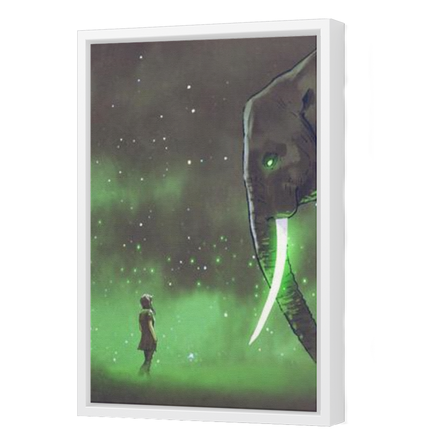 Thumbnail for Canvas - White Floating Frame