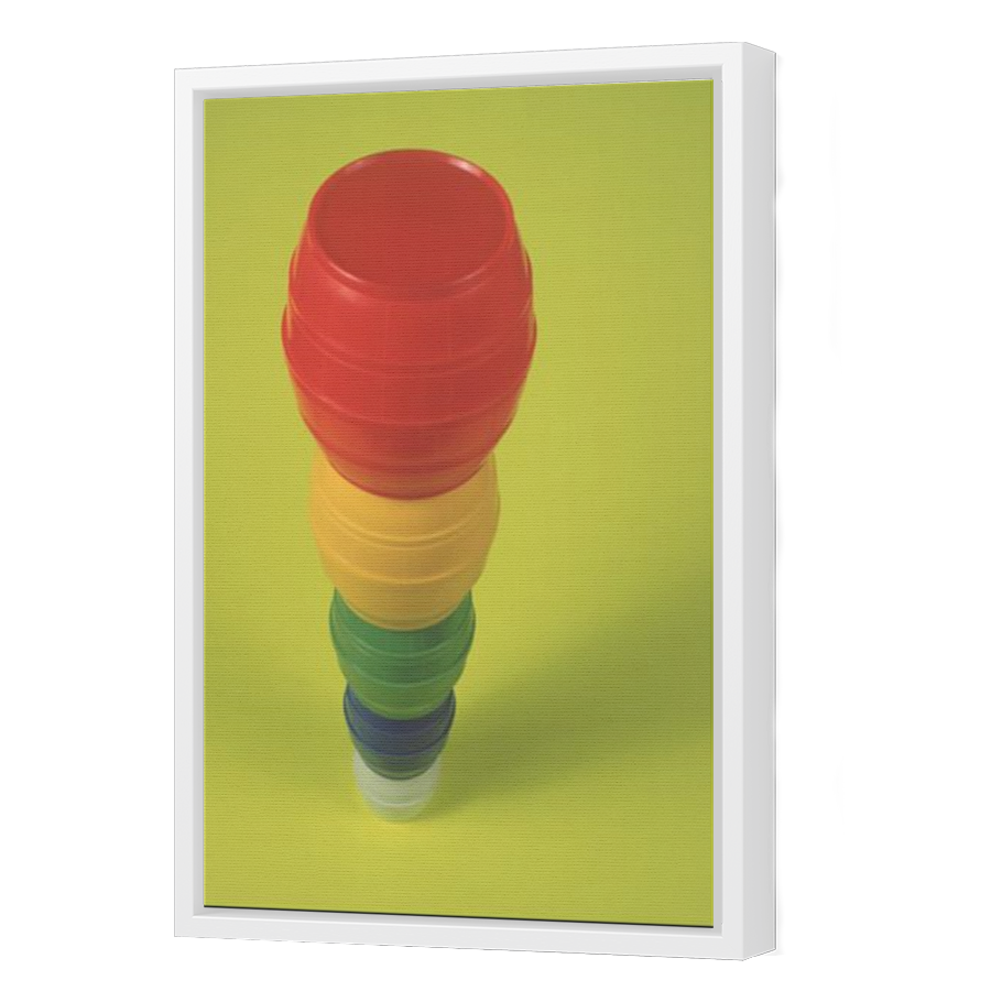 Thumbnail for Canvas - White Floating Frame