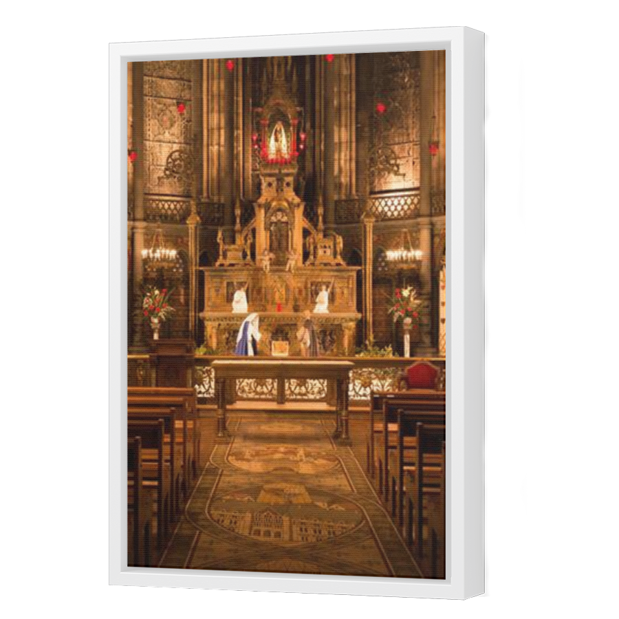 Thumbnail for Canvas - White Floating Frame