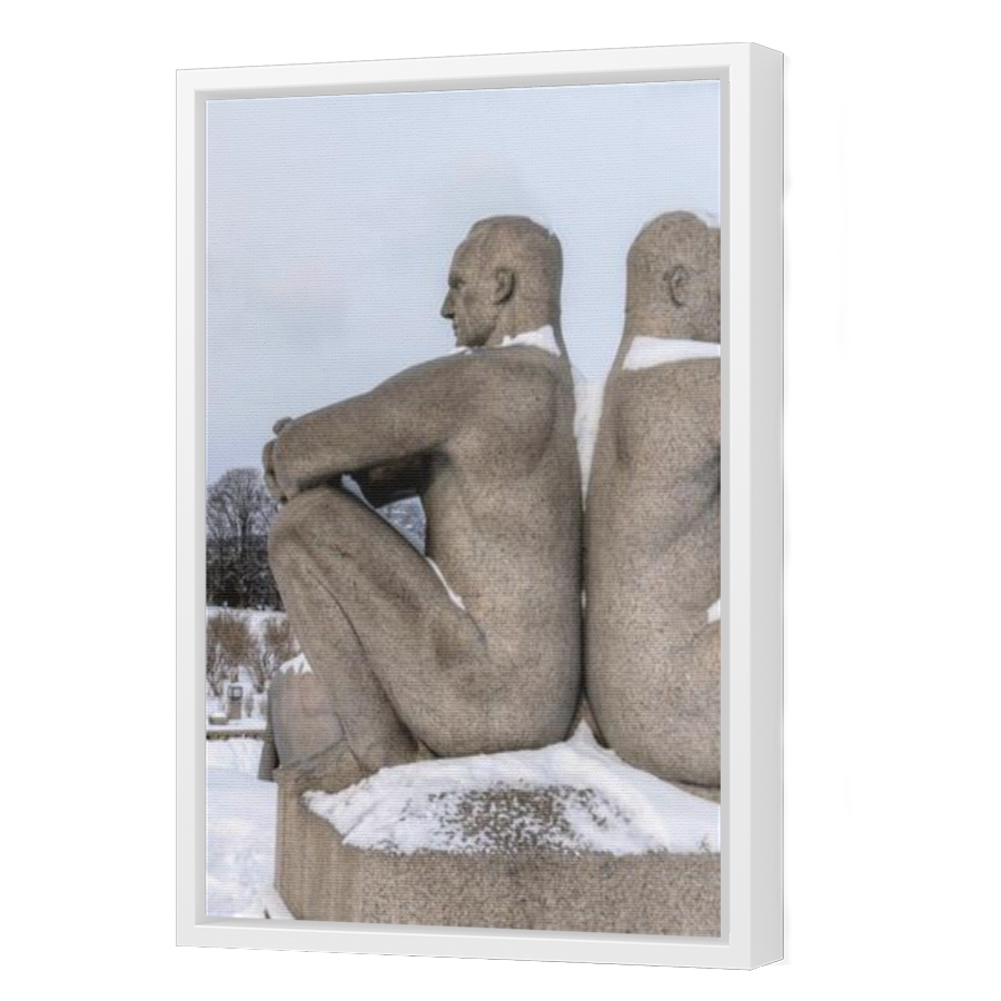 Thumbnail for Canvas - White Floating Frame