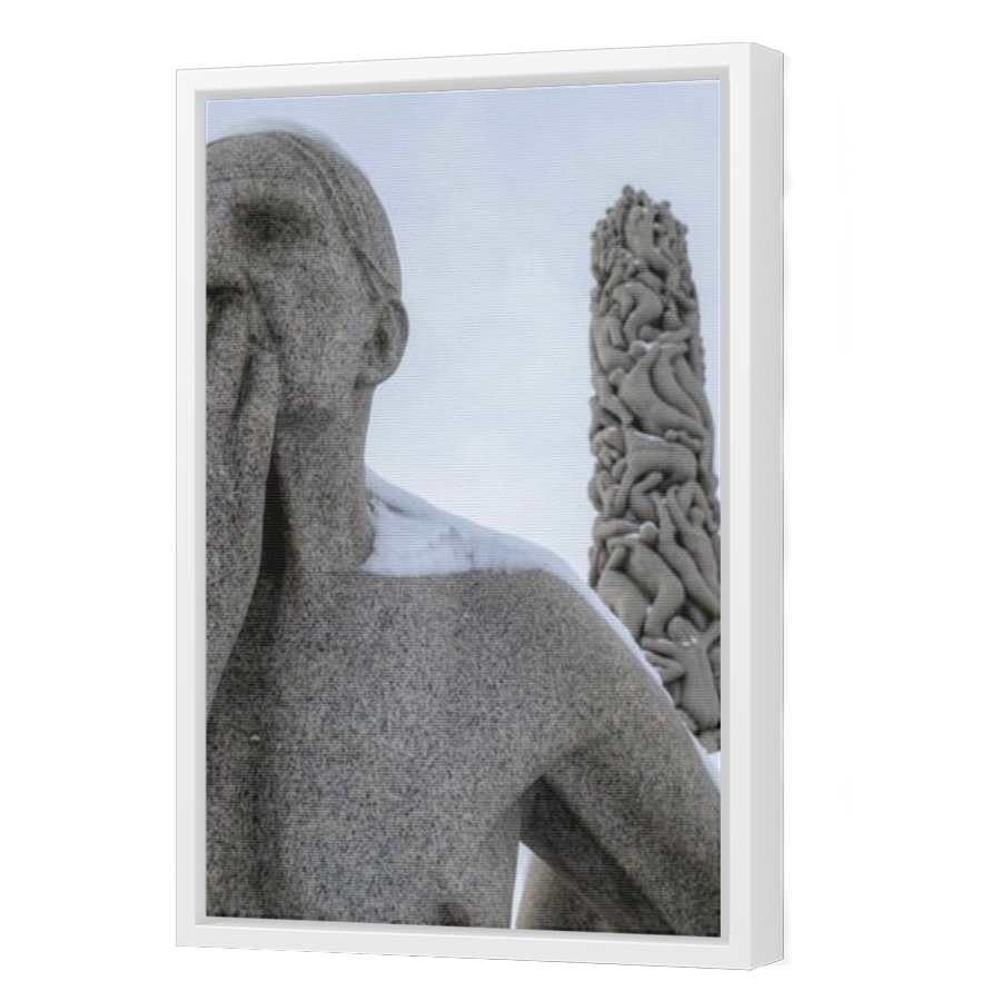 Thumbnail for Canvas - White Floating Frame