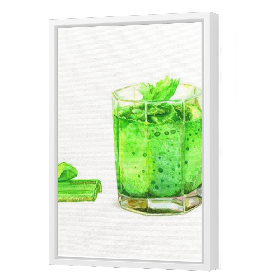 Thumbnail for Canvas - White Floating Frame