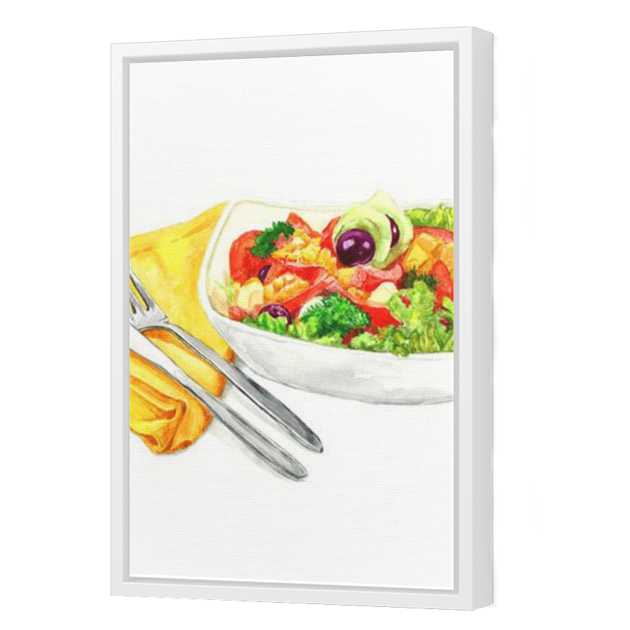 Thumbnail for Canvas - White Floating Frame