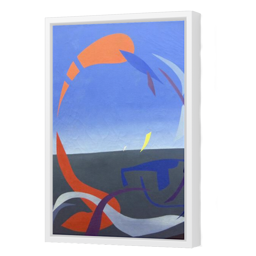 Thumbnail for Canvas - White Floating Frame