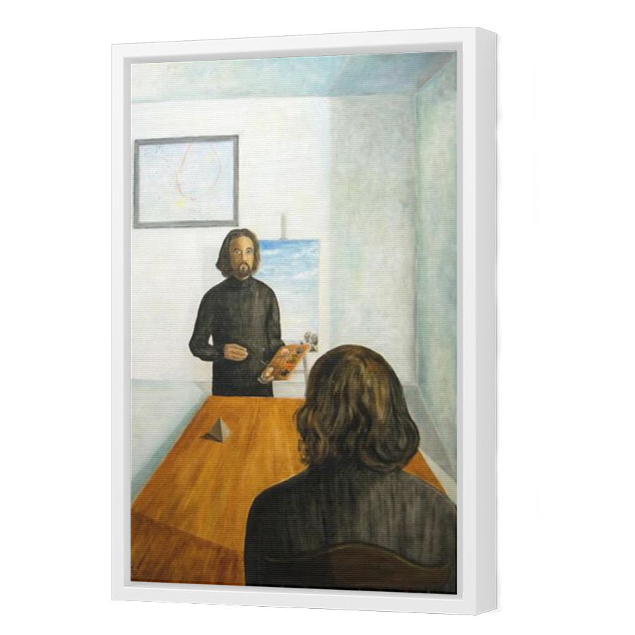 Thumbnail for Canvas - White Floating Frame