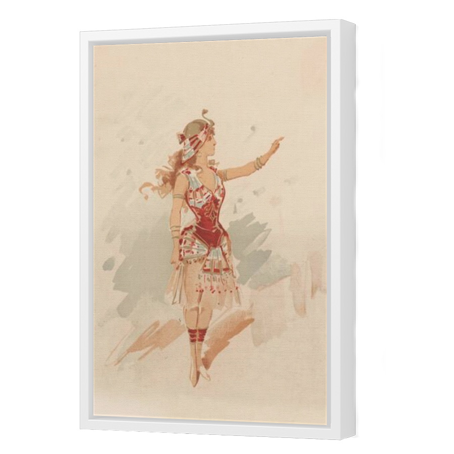 Thumbnail for Canvas - White Floating Frame