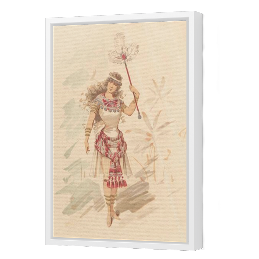 Thumbnail for Canvas - White Floating Frame