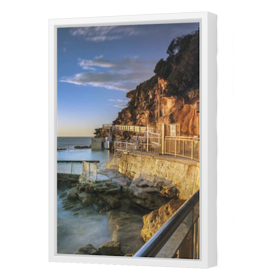 Thumbnail for Canvas - White Floating Frame