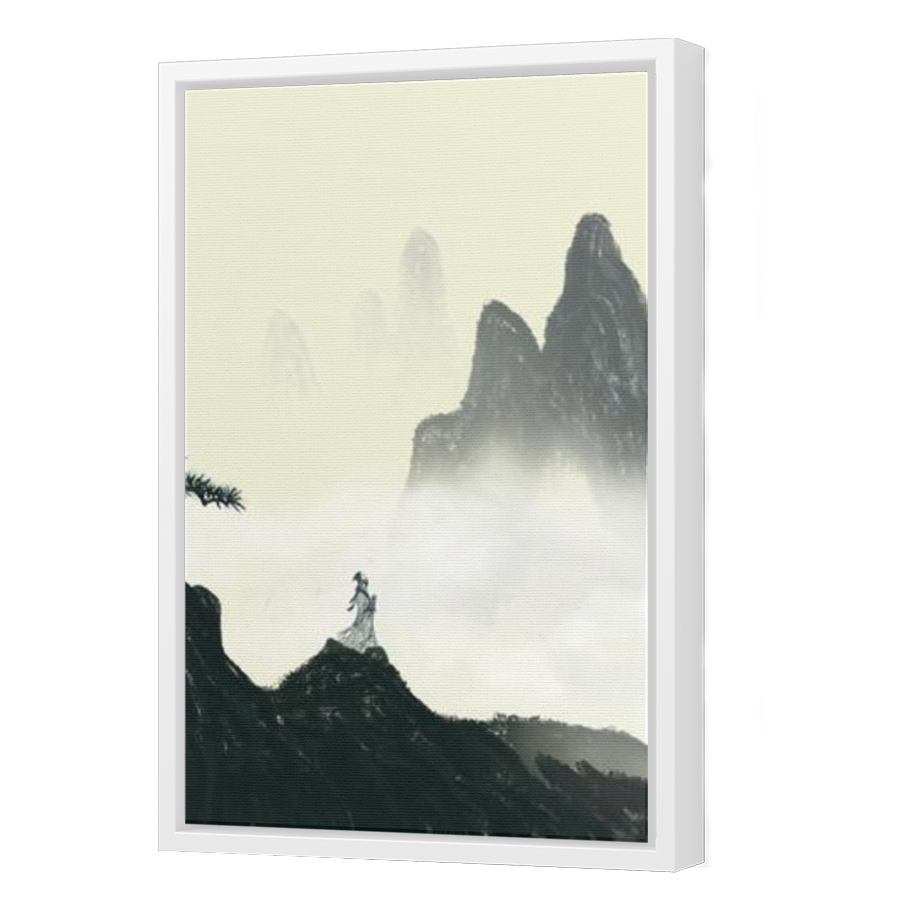 Thumbnail for Canvas - White Floating Frame