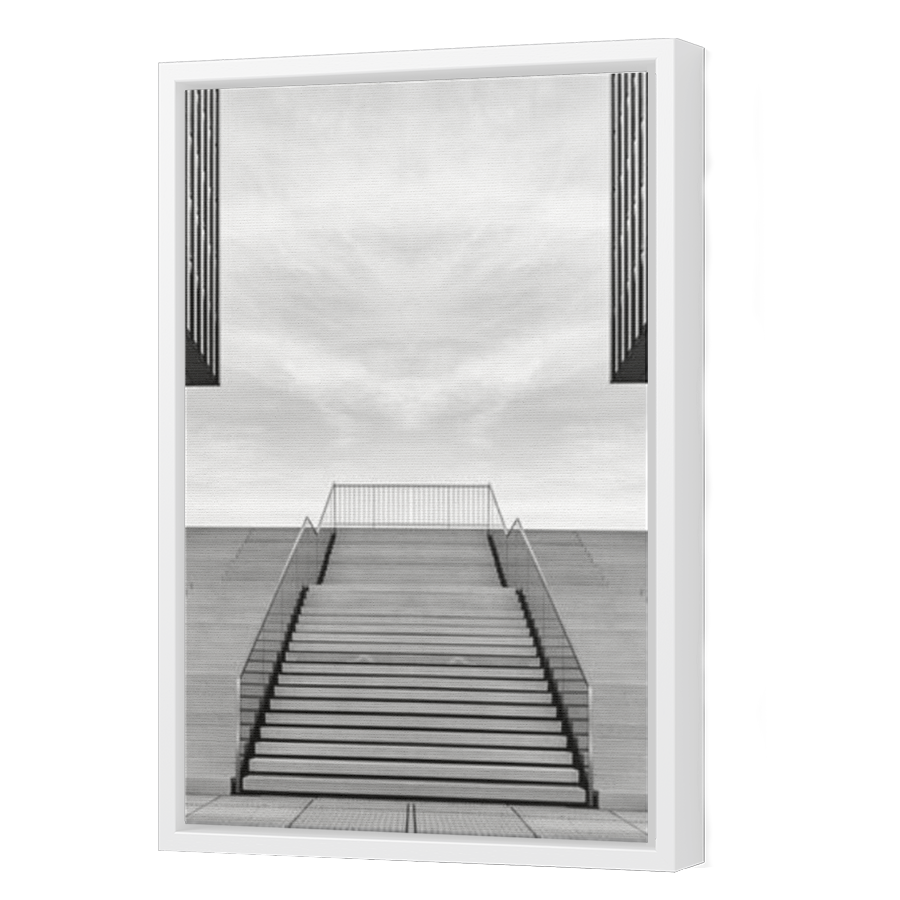 Thumbnail for Canvas - White Floating Frame