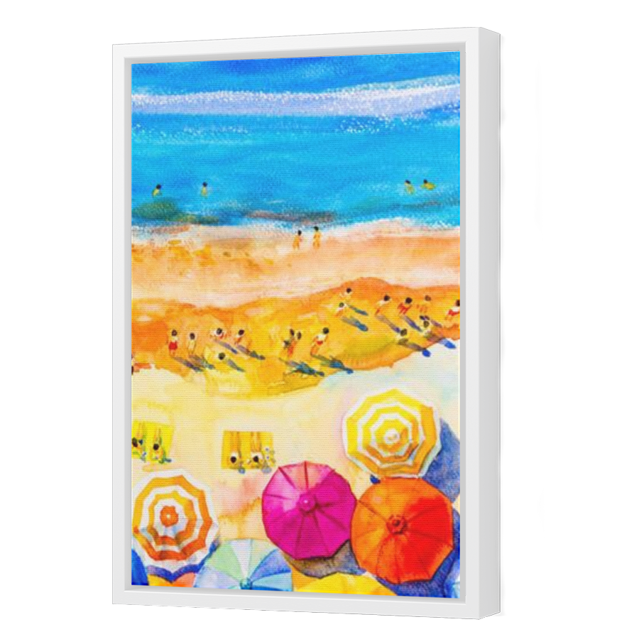 Thumbnail for Canvas - White Floating Frame