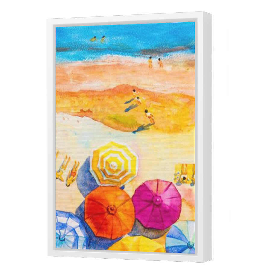 Thumbnail for Canvas - White Floating Frame