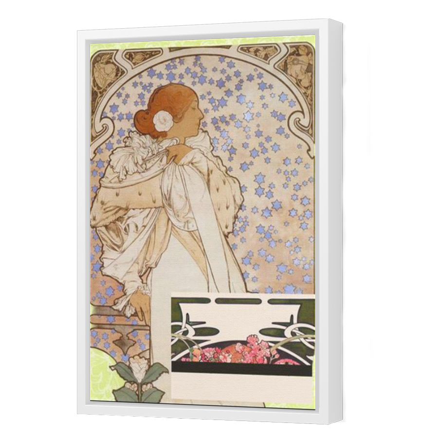 Thumbnail for Canvas - White Floating Frame