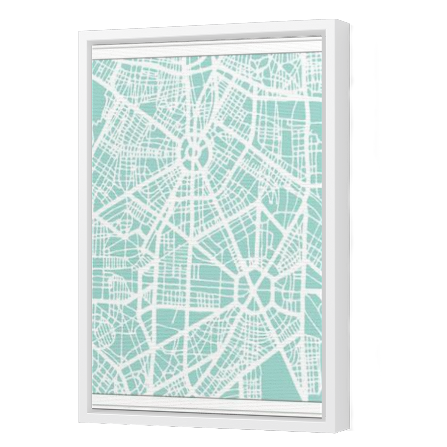 Thumbnail for Canvas - White Floating Frame