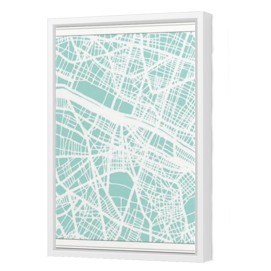 Thumbnail for Canvas - White Floating Frame