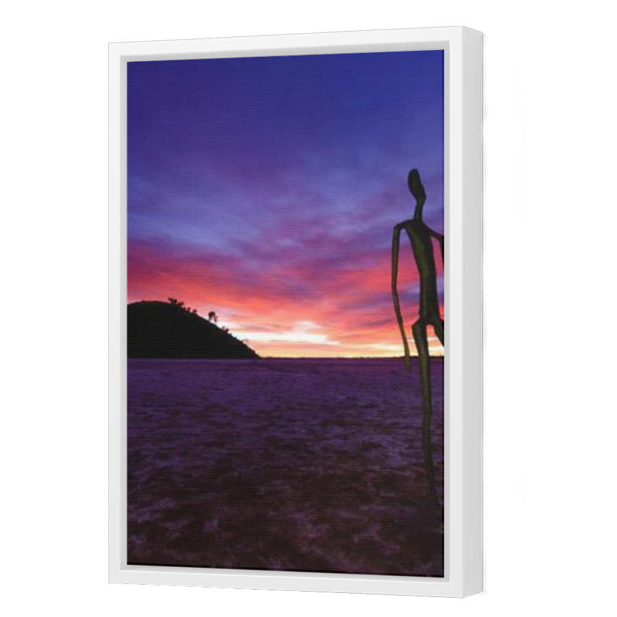 Thumbnail for Canvas - White Floating Frame