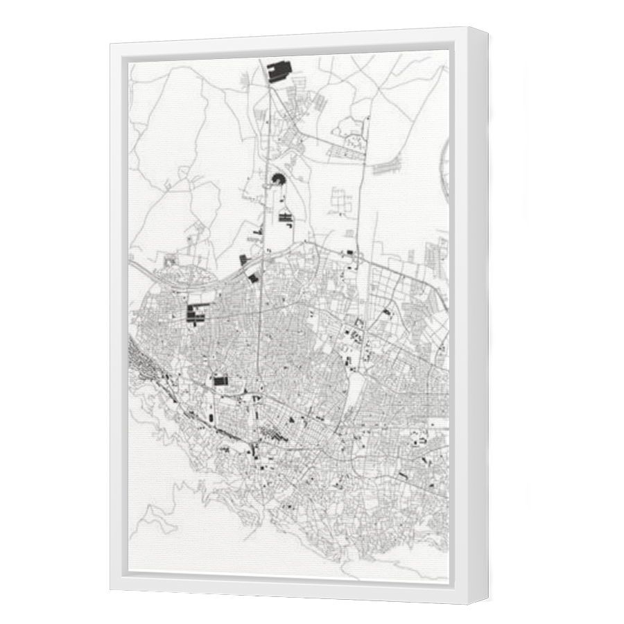 Thumbnail for Canvas - White Floating Frame