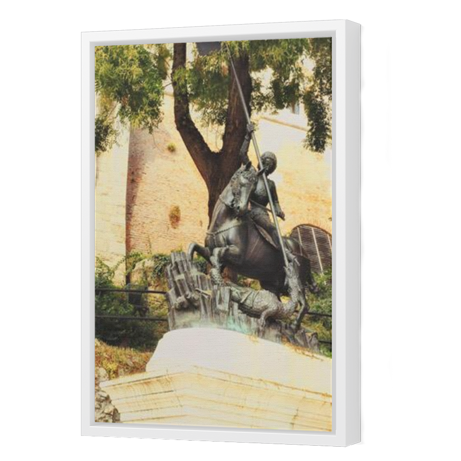 Thumbnail for Canvas - White Floating Frame