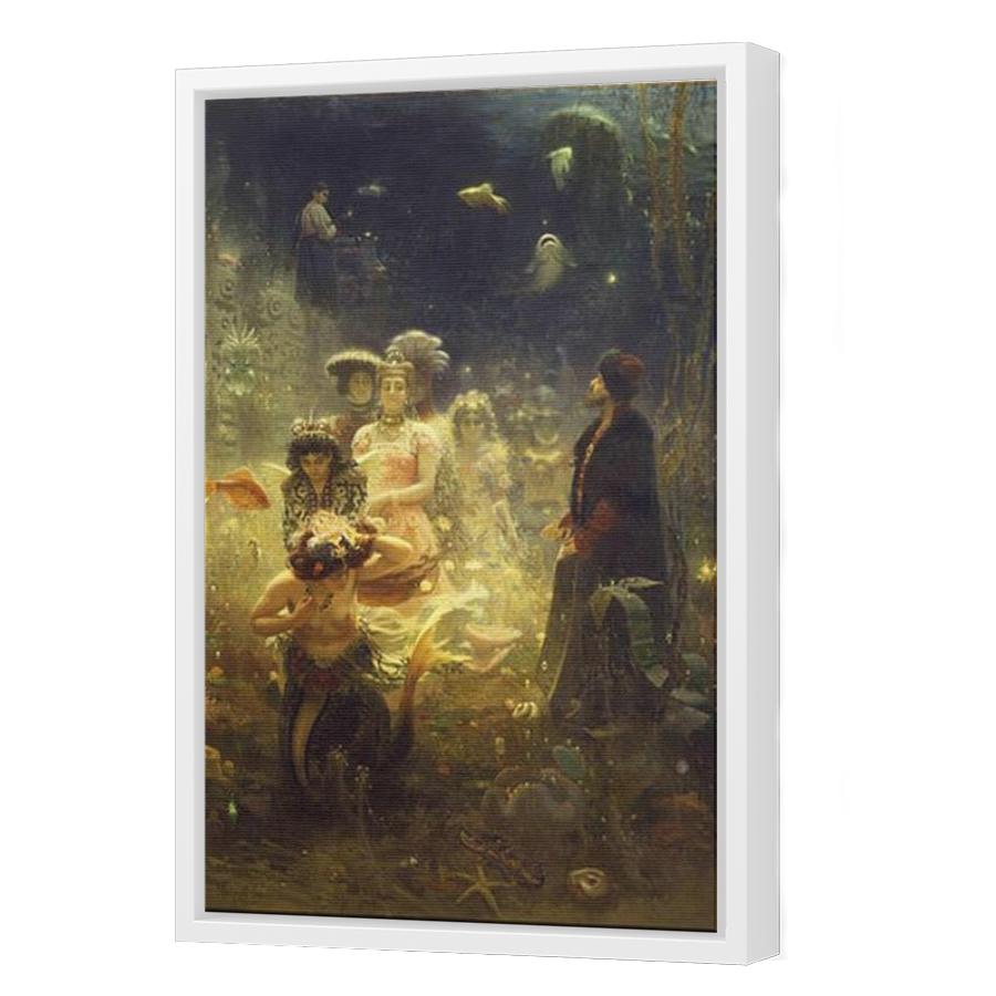 Thumbnail for Canvas - White Floating Frame